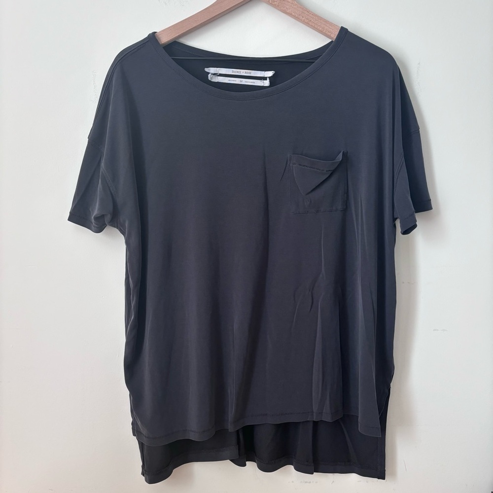 Silence + Noise Oversized Short Sleeve Tee